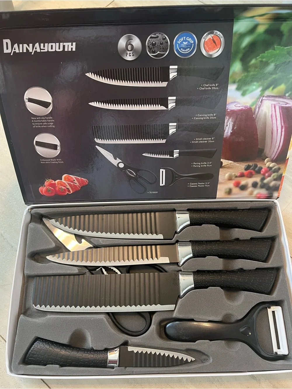 6 Piece Knife Set DianaYouth
